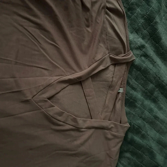 Unbranded Blush Pink L/S cold shoulder (1-side) and criss-cross neckline. XL - Picture 6 of 6